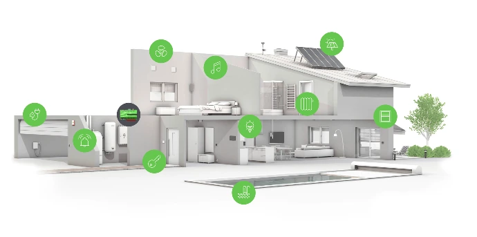 Image d'une maison connectée